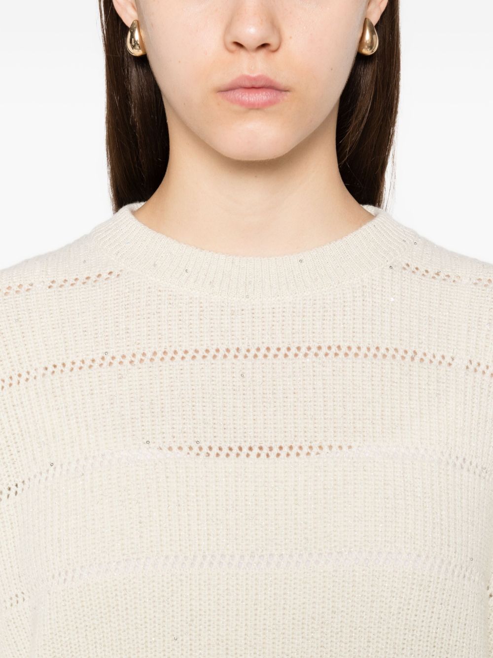 Brunello Cucinelli Brunello Cucinelli Open-knit sweater
