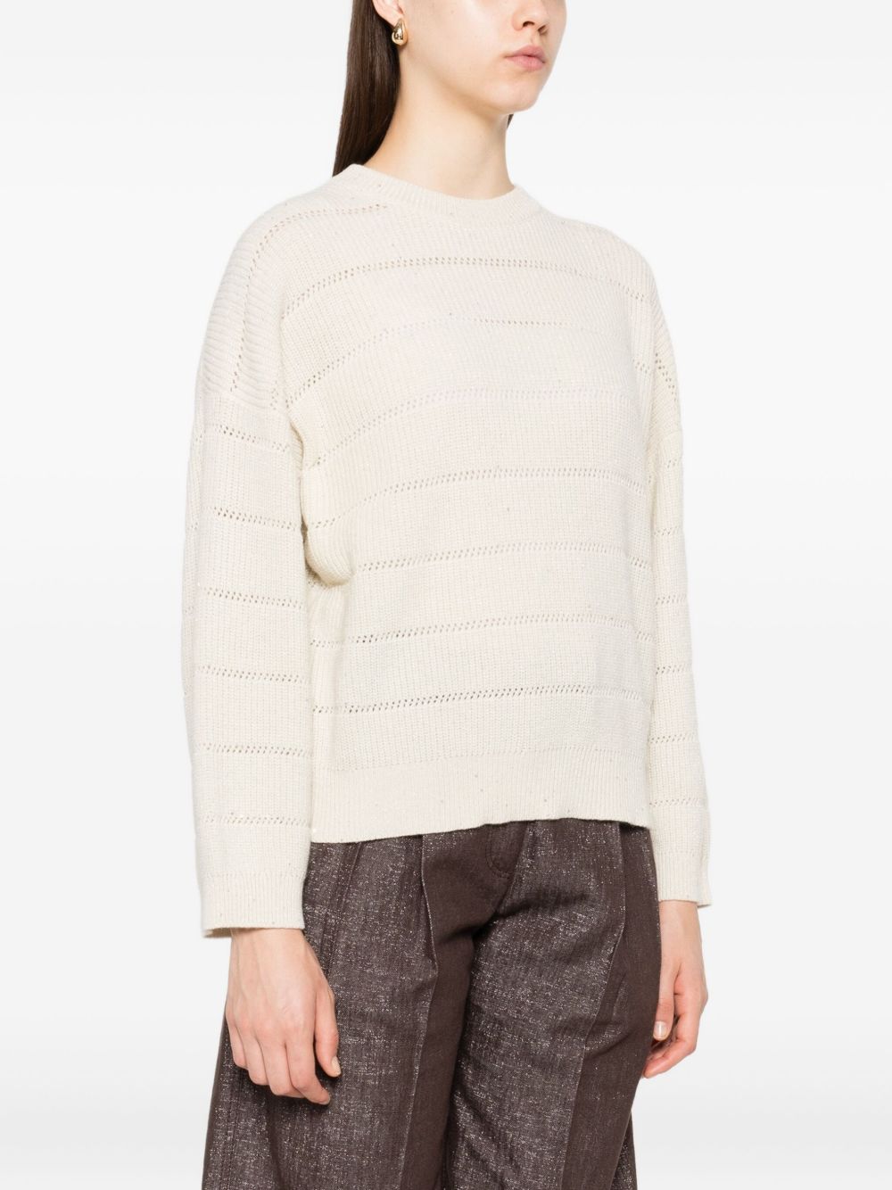 Brunello Cucinelli Brunello Cucinelli Open-knit sweater