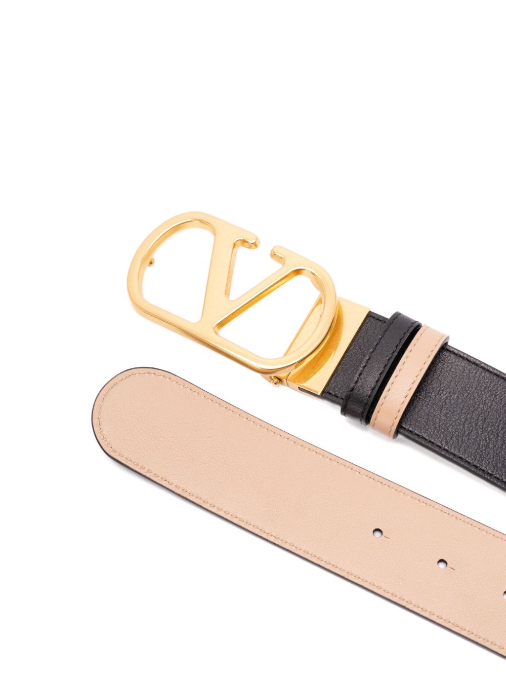 Valentino Garavani Valentino Garavani VLogo Signature leather reversible belt