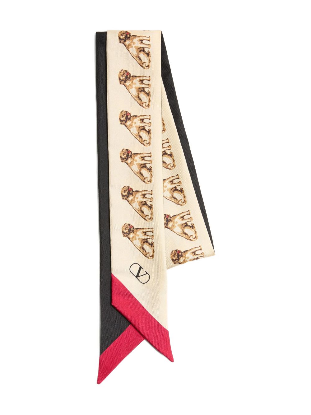 Valentino Garavani Valentino Garavani Scarf Bandeaux Petit Charles In Silk