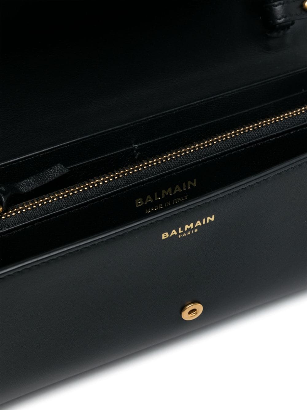 Balmain Balmain Logo-plaque leather crossbody bag