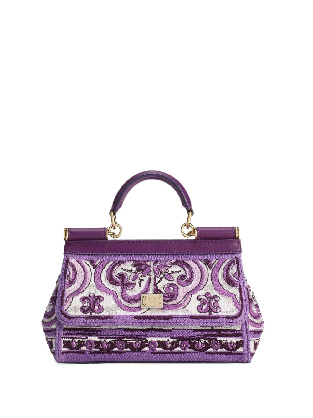 Dolce & Gabbana Dolce & Gabbana Small Sicily handbag with Maiolica embroidery