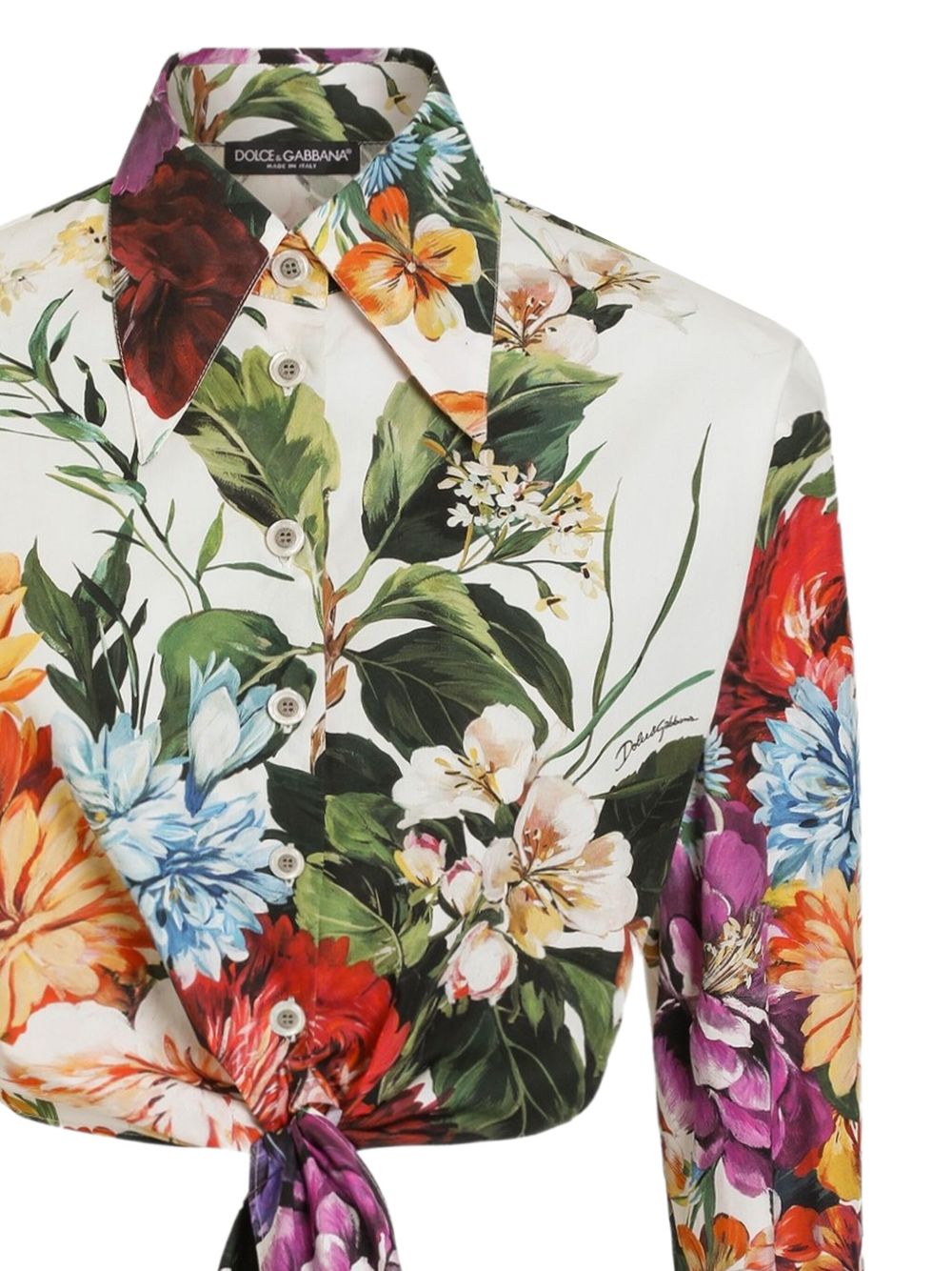 Dolce & Gabbana Dolce & Gabbana Floral print poplin shirt
