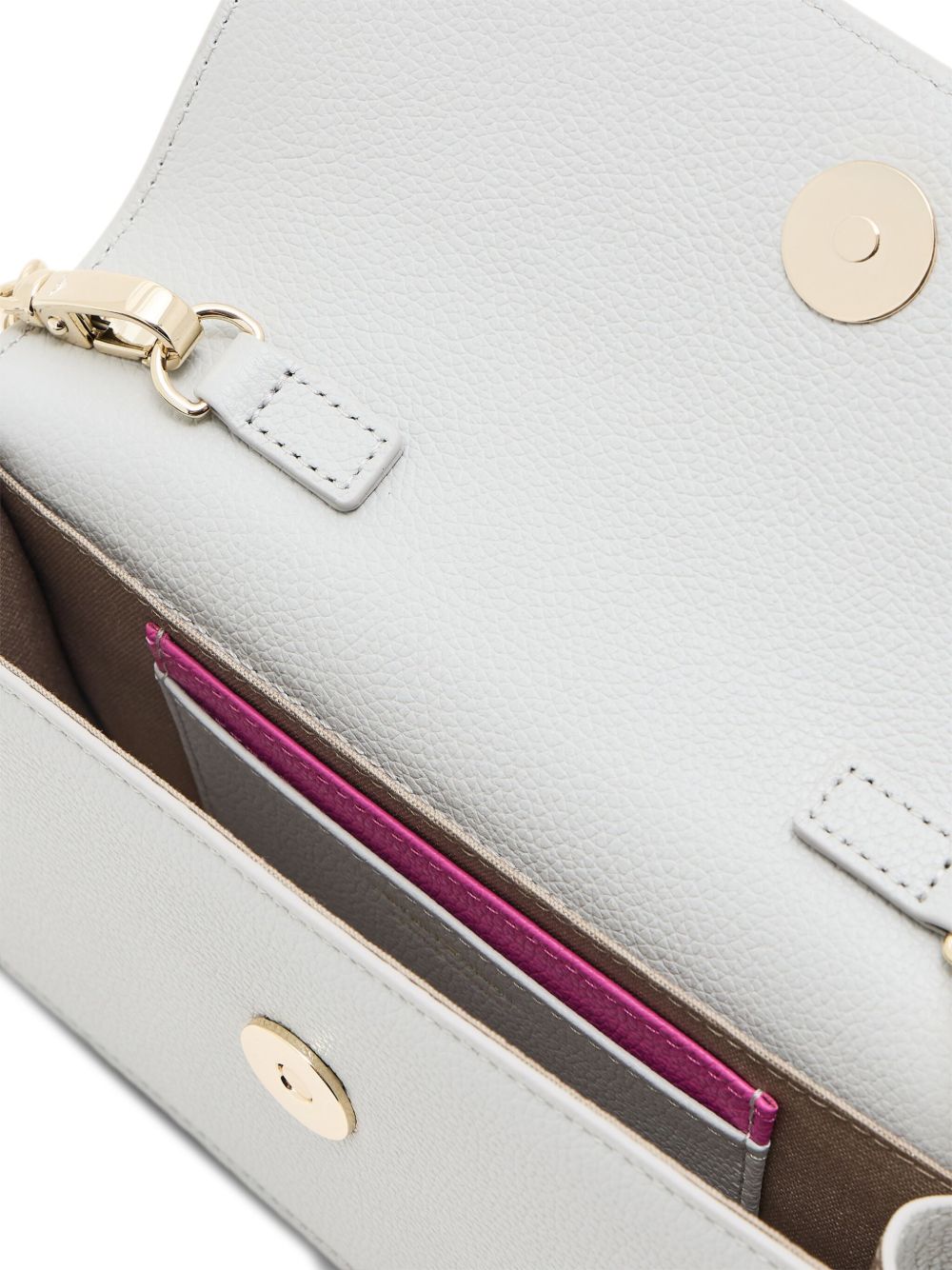 Emporio Armani Emporio Armani Chain-strap leather clutch bag