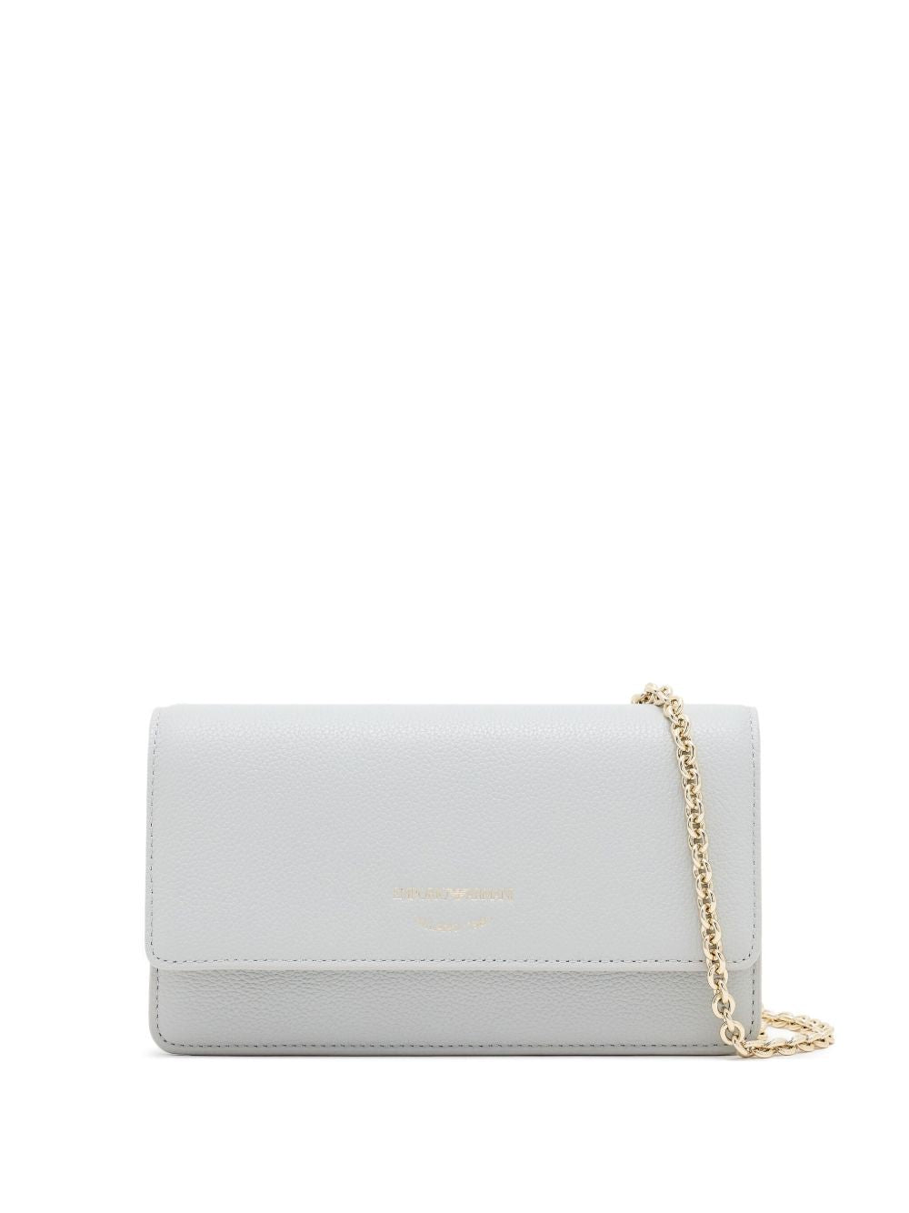 Emporio Armani Emporio Armani Chain-strap leather clutch bag