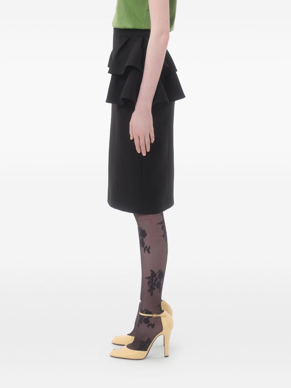 Valentino Valentino Crepe Couture midi skirt