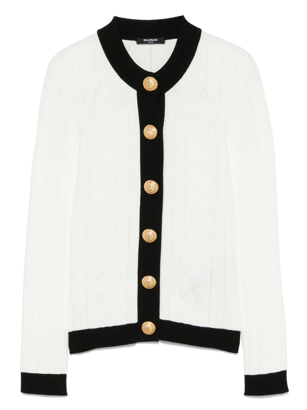 Balmain Balmain Two-tone cardigan