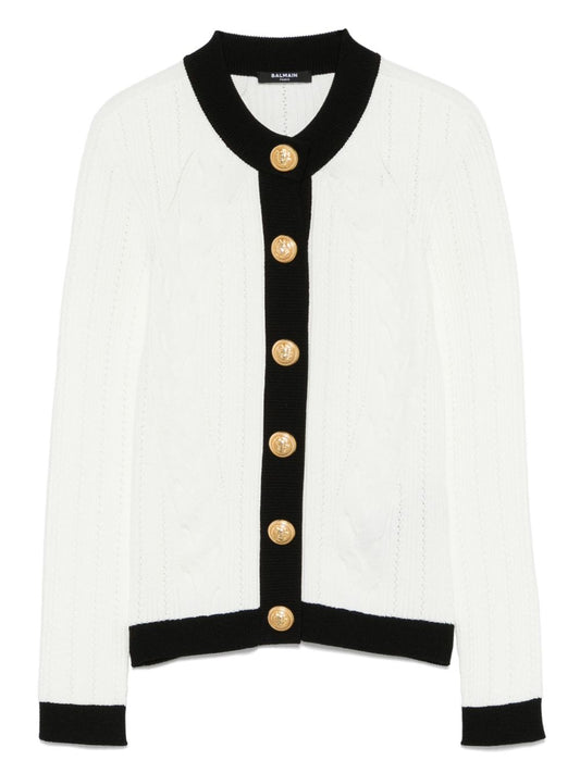Balmain Balmain Two-tone cardigan