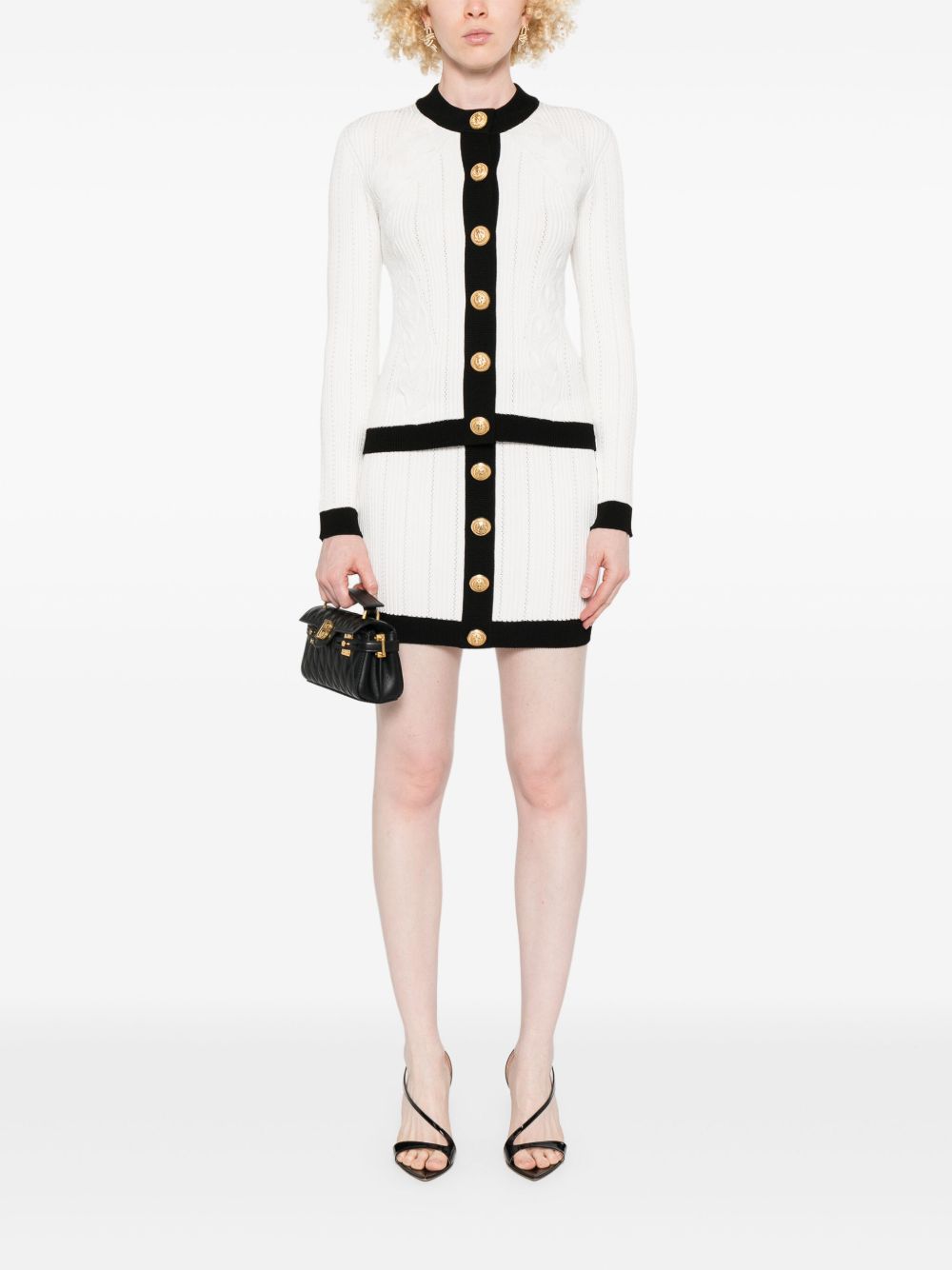 Balmain Balmain Two-tone cardigan