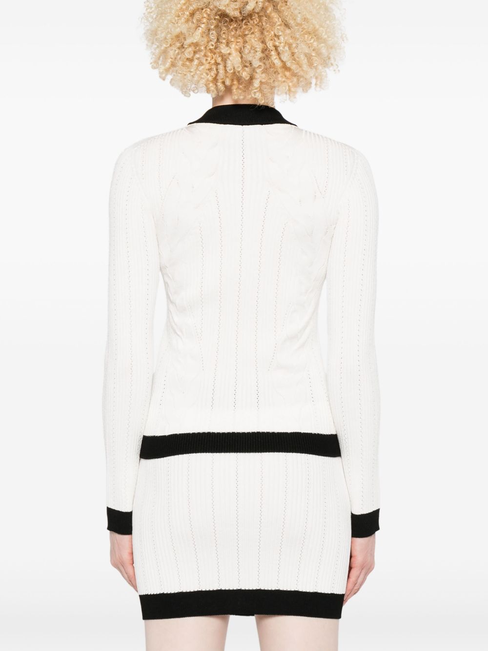 Balmain Balmain Two-tone cardigan