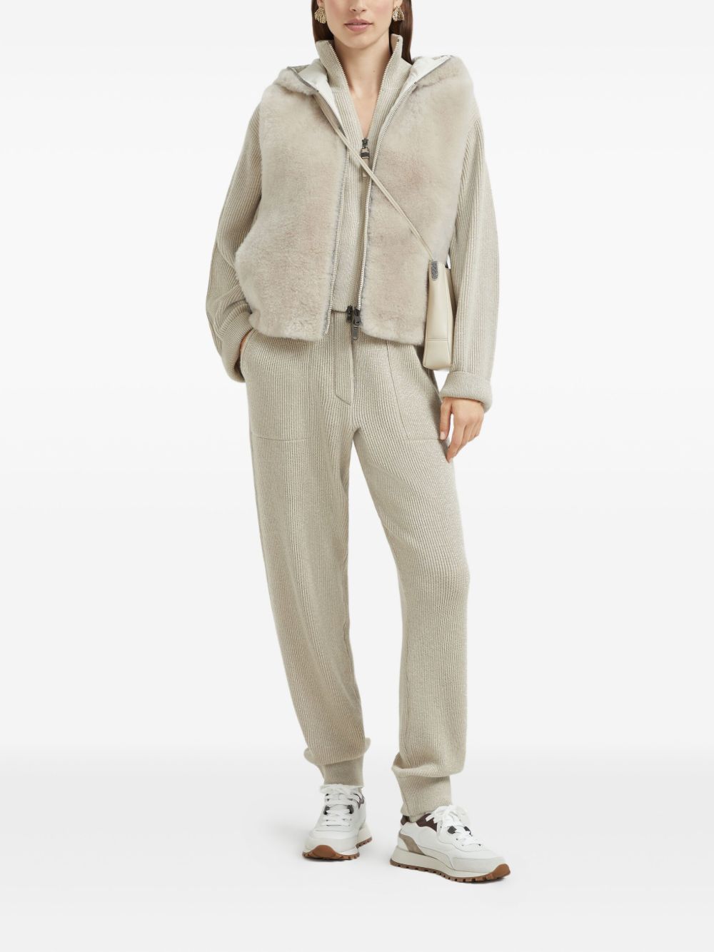 Brunello Cucinelli Brunello Cucinelli Ribbed-knitted joggers