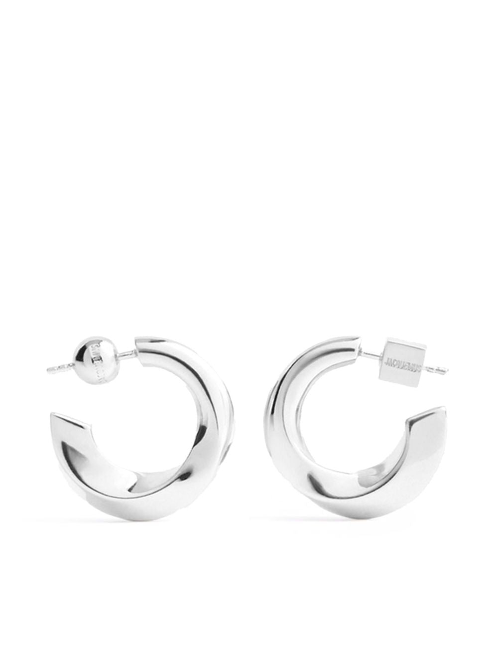 JACQUEMUS JACQUEMUS Les Creoles Tourni earrings
