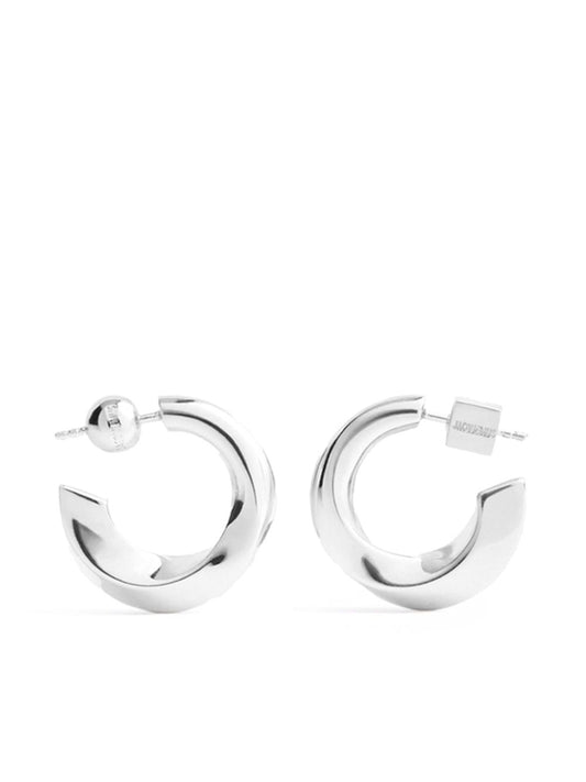JACQUEMUS JACQUEMUS Les Creoles Tourni earrings