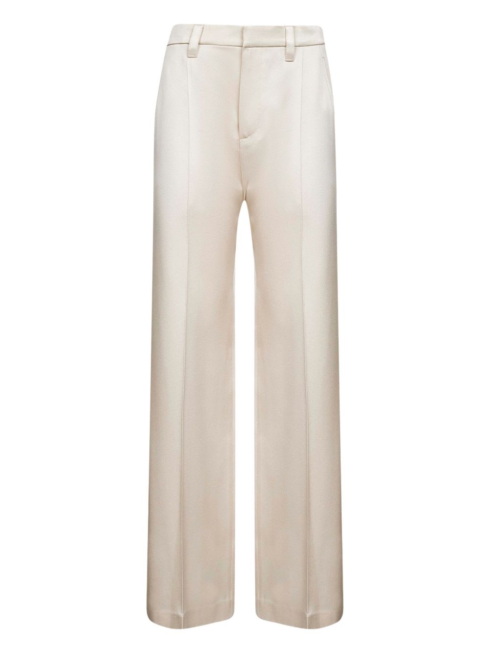 Brunello Cucinelli Brunello Cucinelli Pressed-crease satin trousers