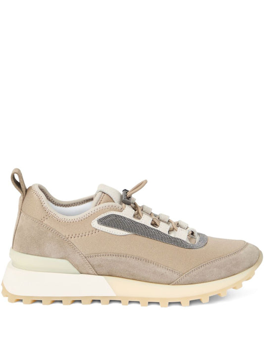 Brunello Cucinelli Brunello Cucinelli Runners in techno fabric and suede