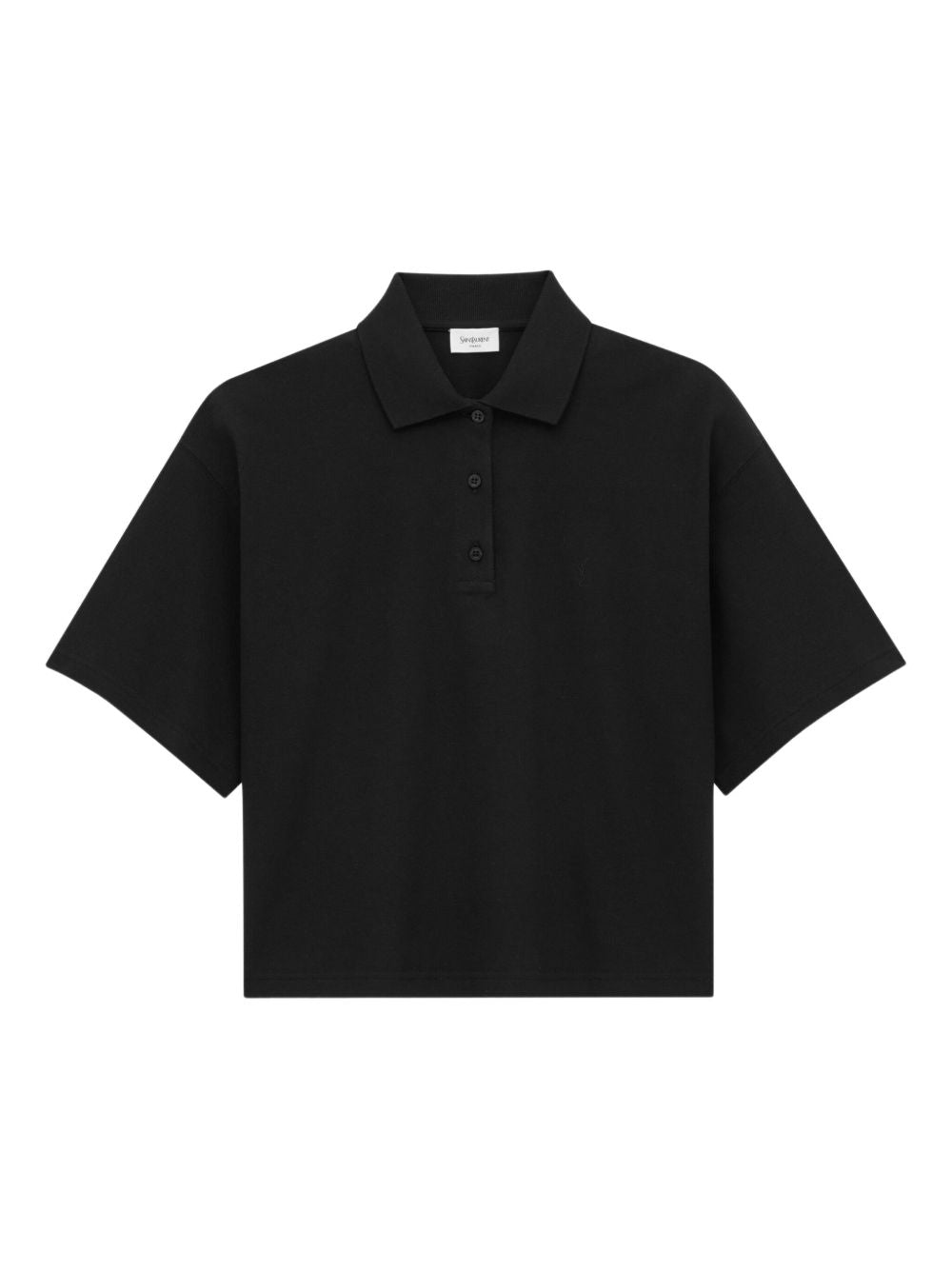 Saint Laurent Saint Laurent Cassandre piqué polo shirt