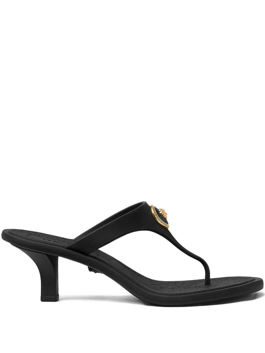 Versace Versace Alia 55mm rubber flip-flop sandals
