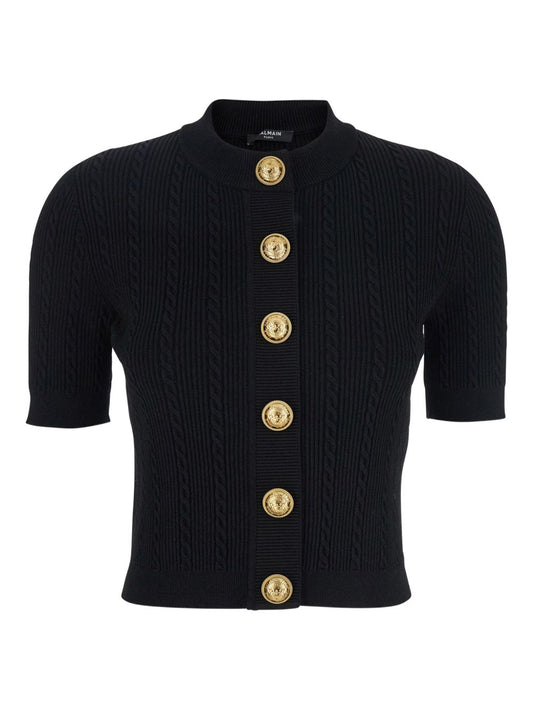 Balmain Balmain 4-pocket knitted cardigan