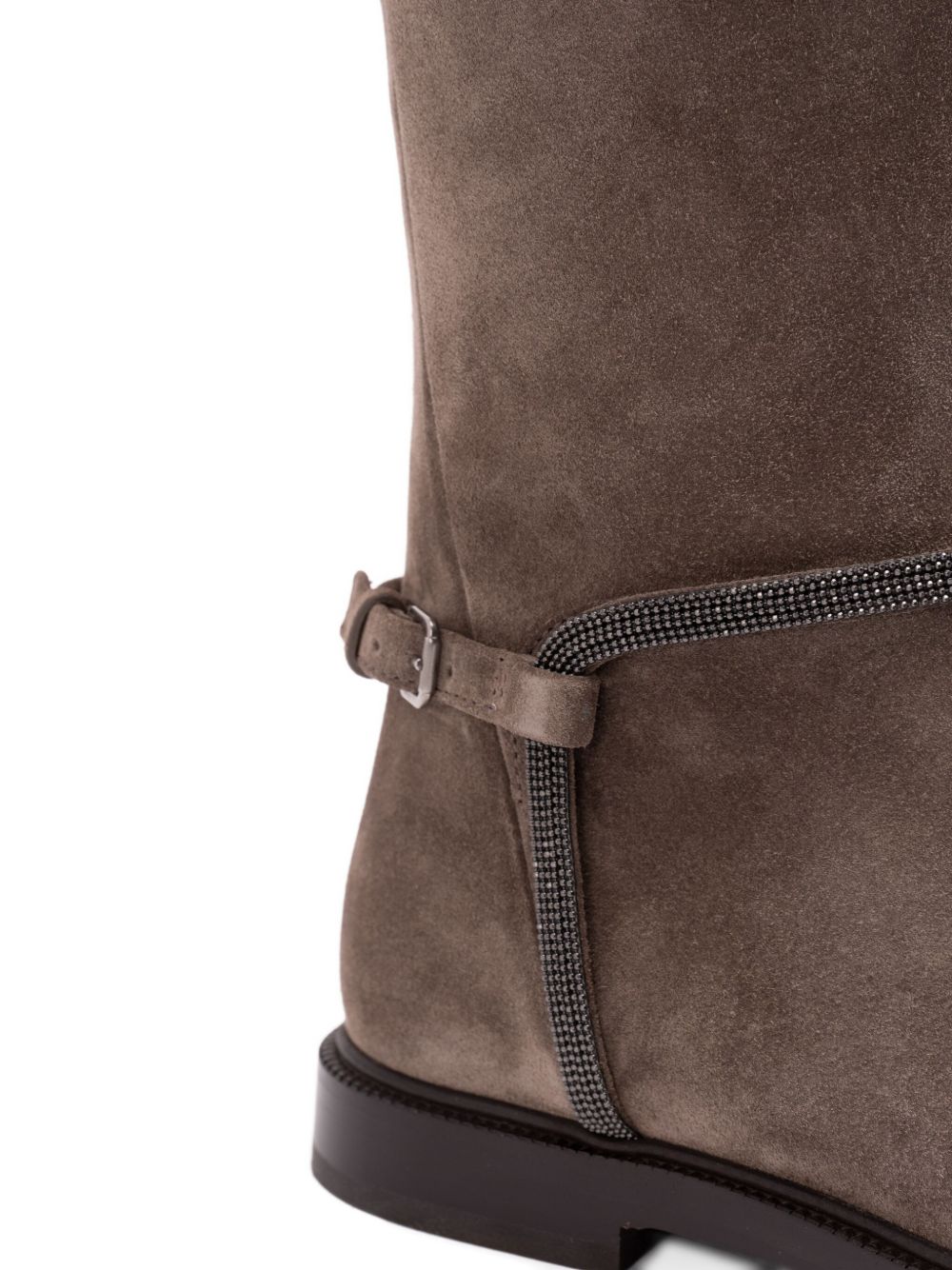 Brunello Cucinelli Brunello Cucinelli Suede buckled boots