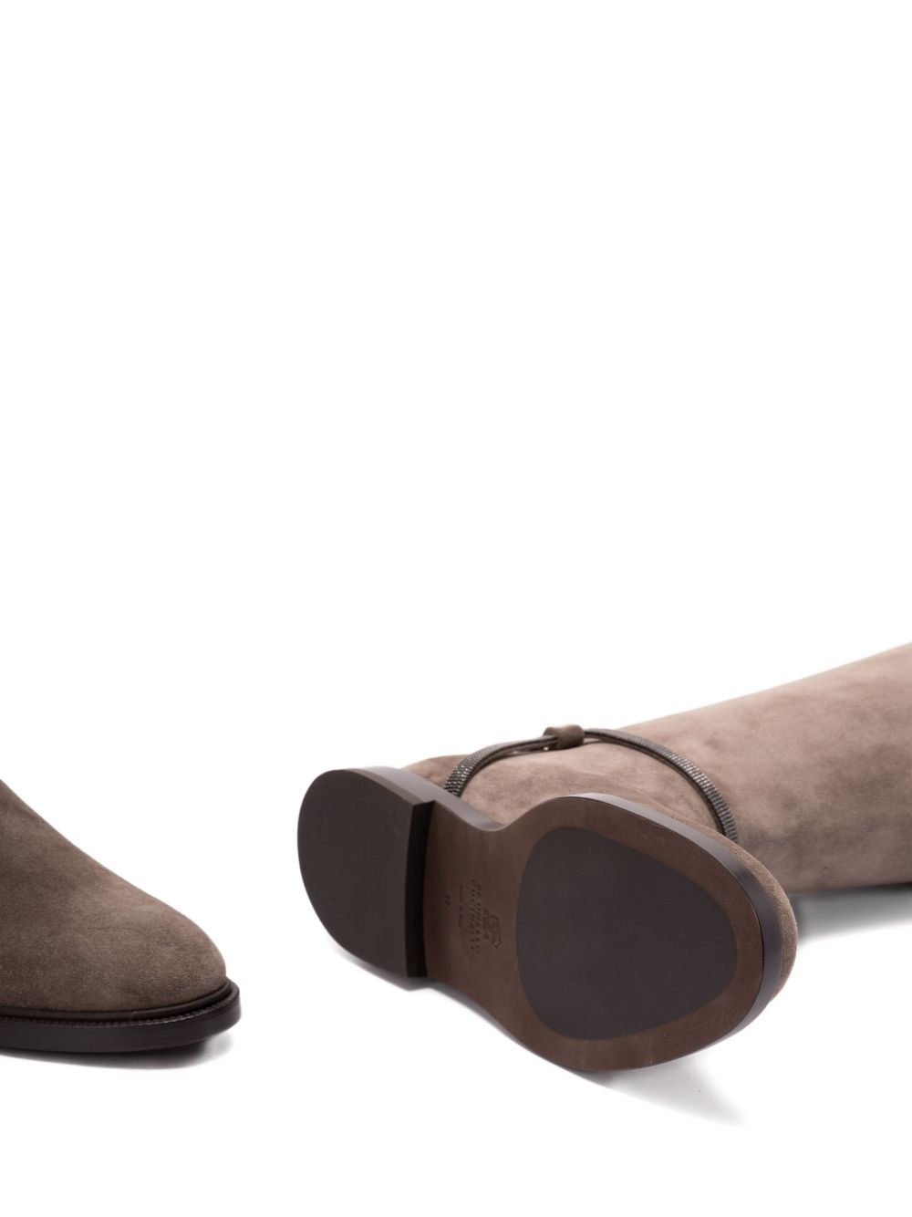 Brunello Cucinelli Brunello Cucinelli Suede buckled boots