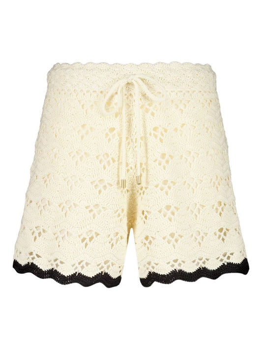 Zimmermann Zimmermann Rhiannon Crochet Shorts