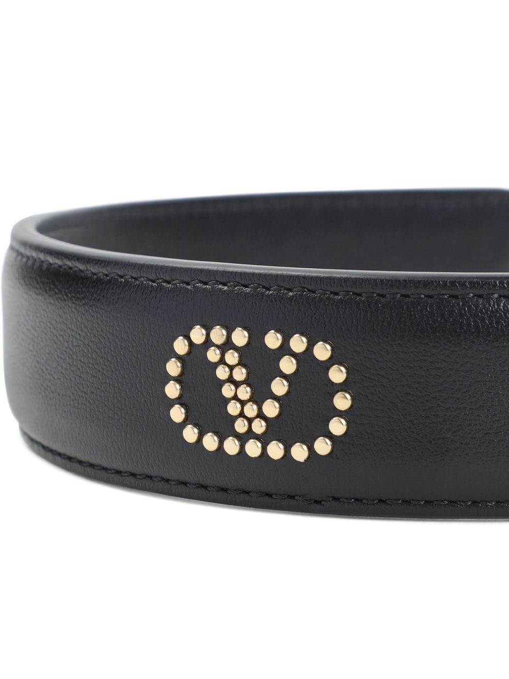 Valentino Garavani Valentino Garavani stud-embellished Leather Headband
