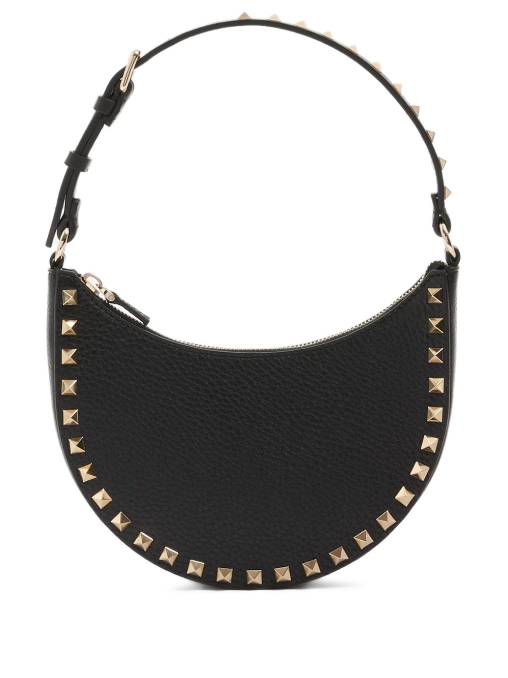 Valentino Garavani Valentino Garavani Mini Rockstud Hobo Bag in Grainy Calfskin