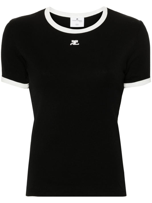 Courreges Pre COURREGES PRE T-shirts and Polos Black