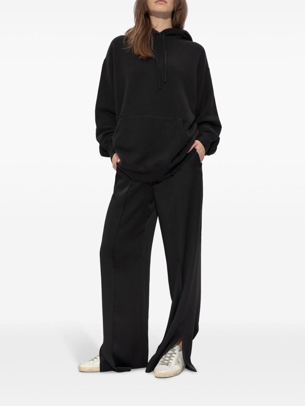 Golden Goose Golden Goose Super-star distressed leather sneakers