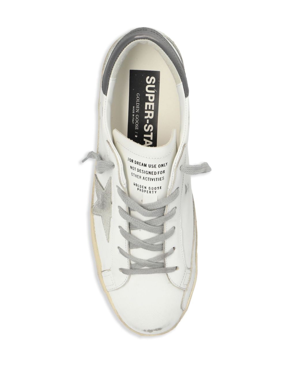 Golden Goose Golden Goose Super-star distressed leather sneakers