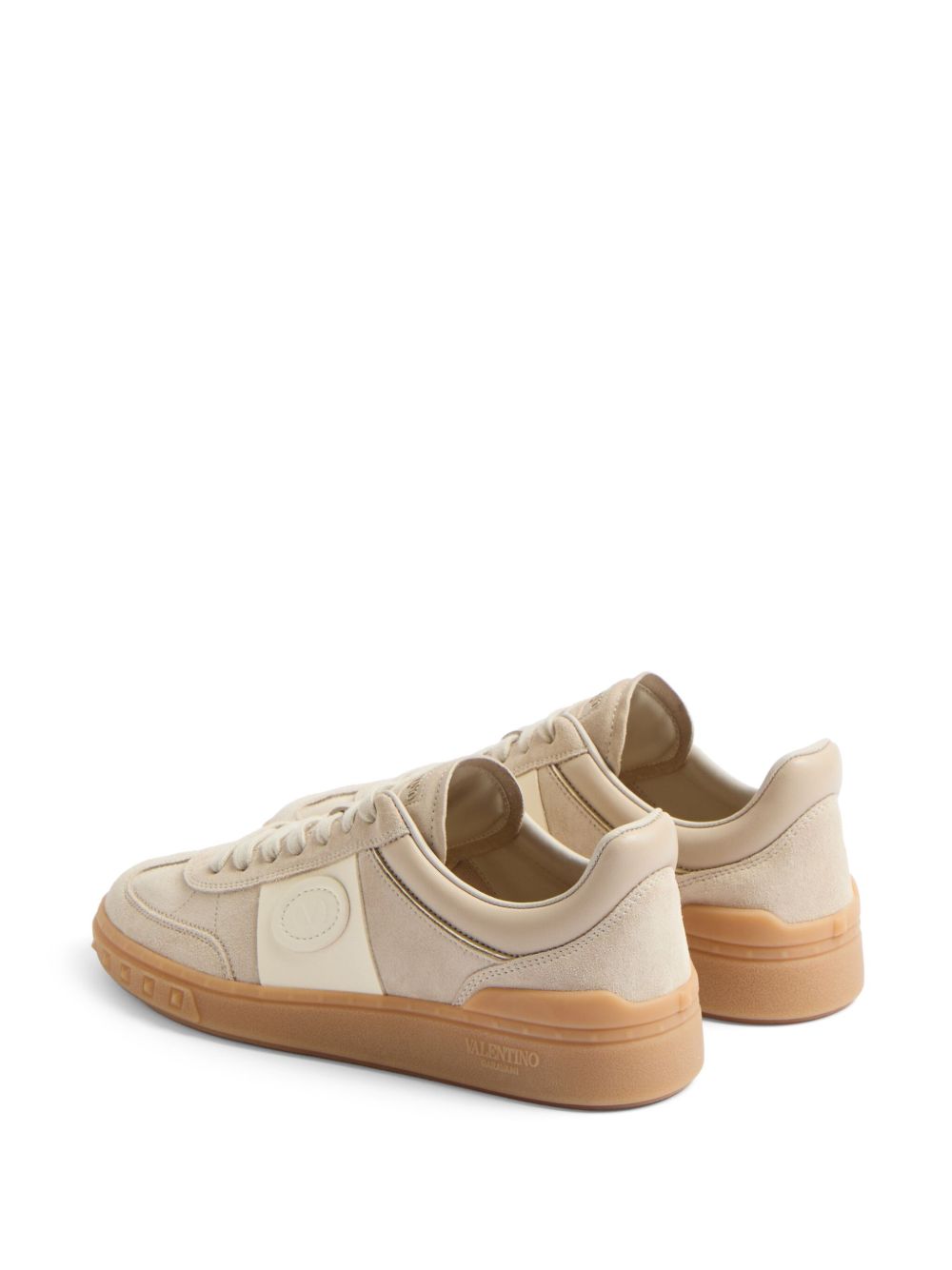 Valentino Garavani Valentino Garavani Upvillage Low Top Sneaker in Split Leather and Nappa Calfskin
