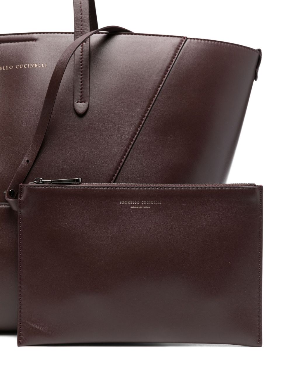 Brunello Cucinelli Brunello Cucinelli BC Duo leather tote bag