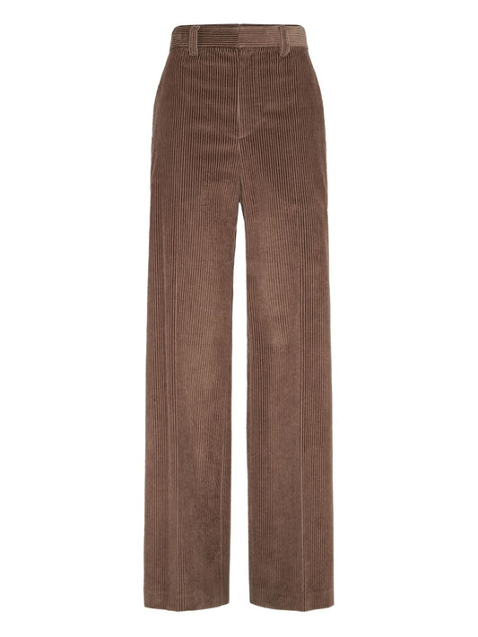 Brunello Cucinelli Brunello Cucinelli Wide leg cotton trousers