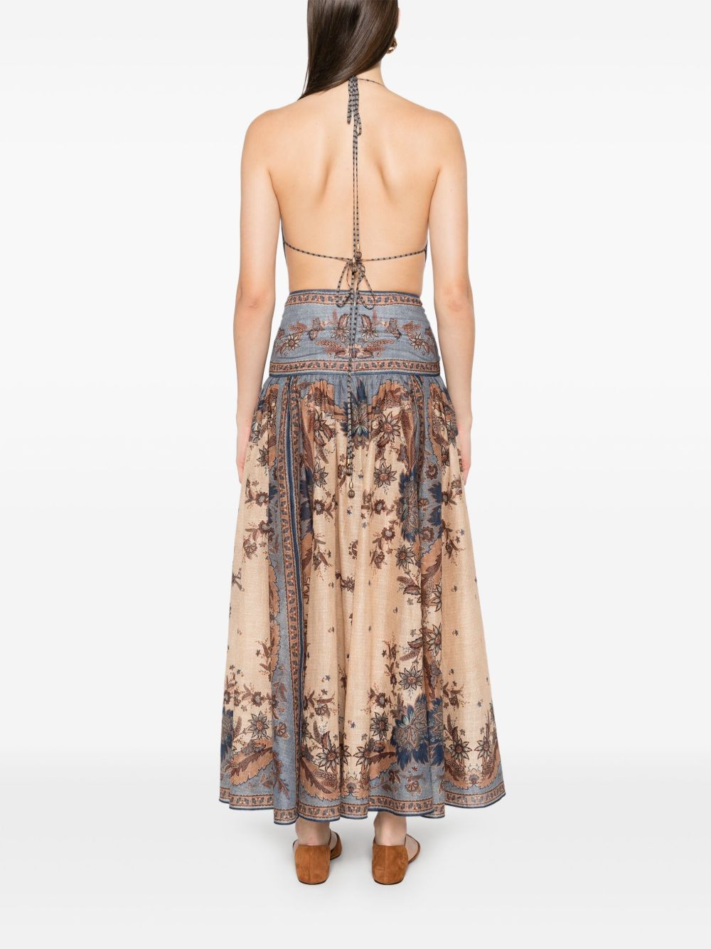 Zimmermann Zimmermann Ascension long cotton dress with print