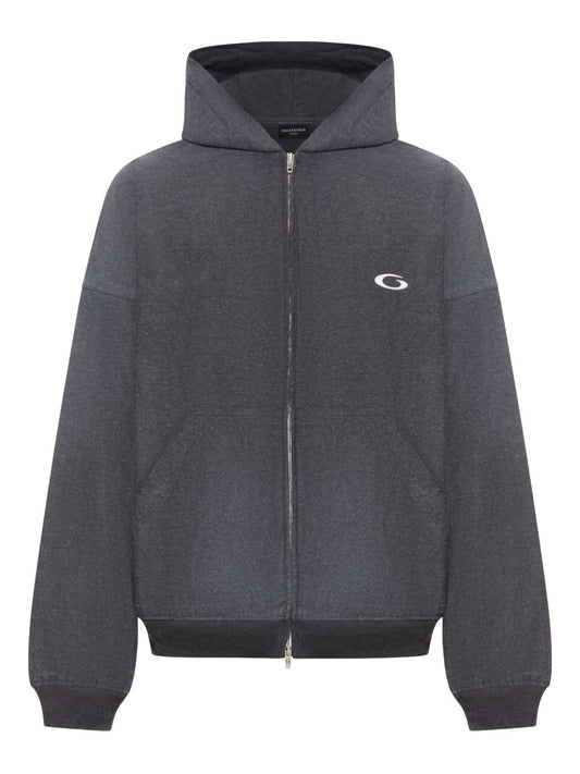 Balenciaga Balenciaga Embroidered-logo hoodie