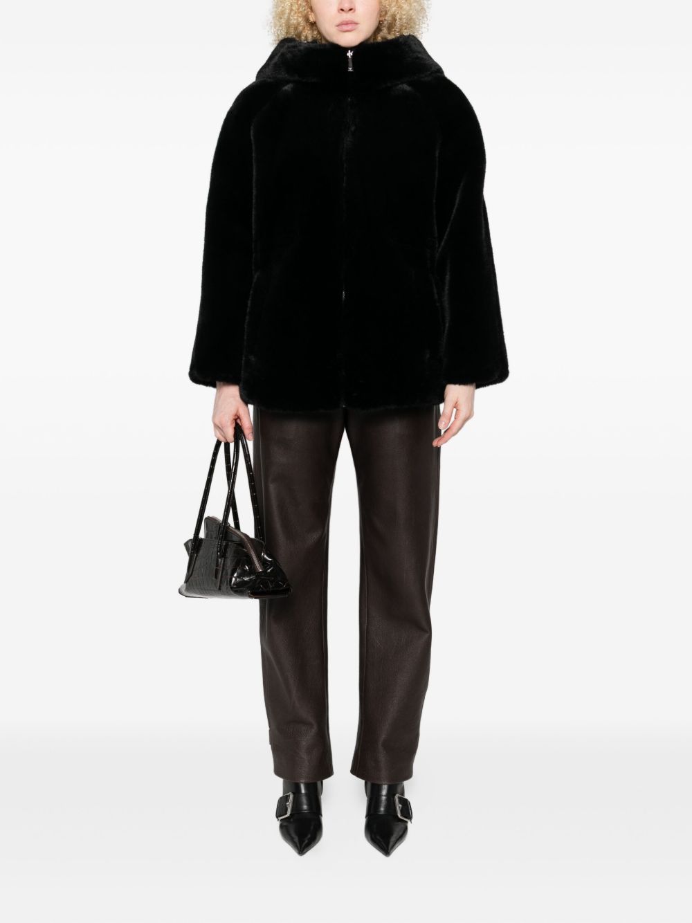 Emporio Armani Emporio Armani Hooded zip-front jacket