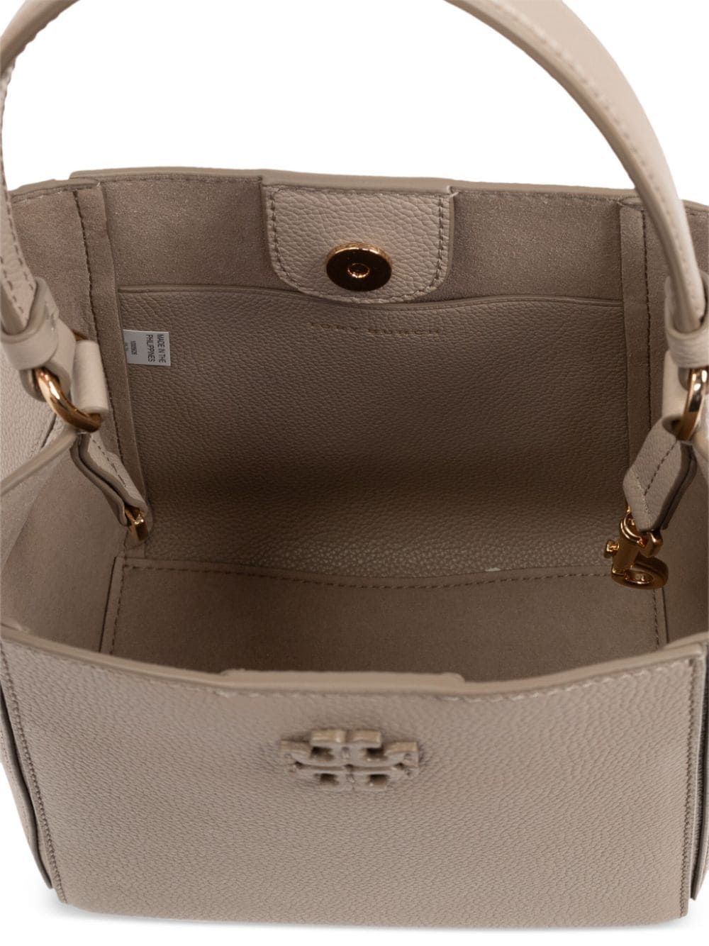 Tory Burch Tory Burch Mcgraw small leather bucket bag