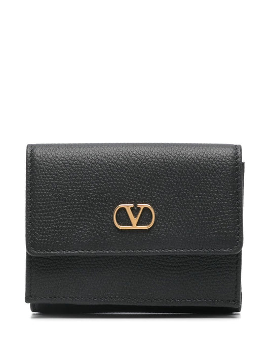 Valentino Garavani Valentino Garavani Vlogo leather wallet
