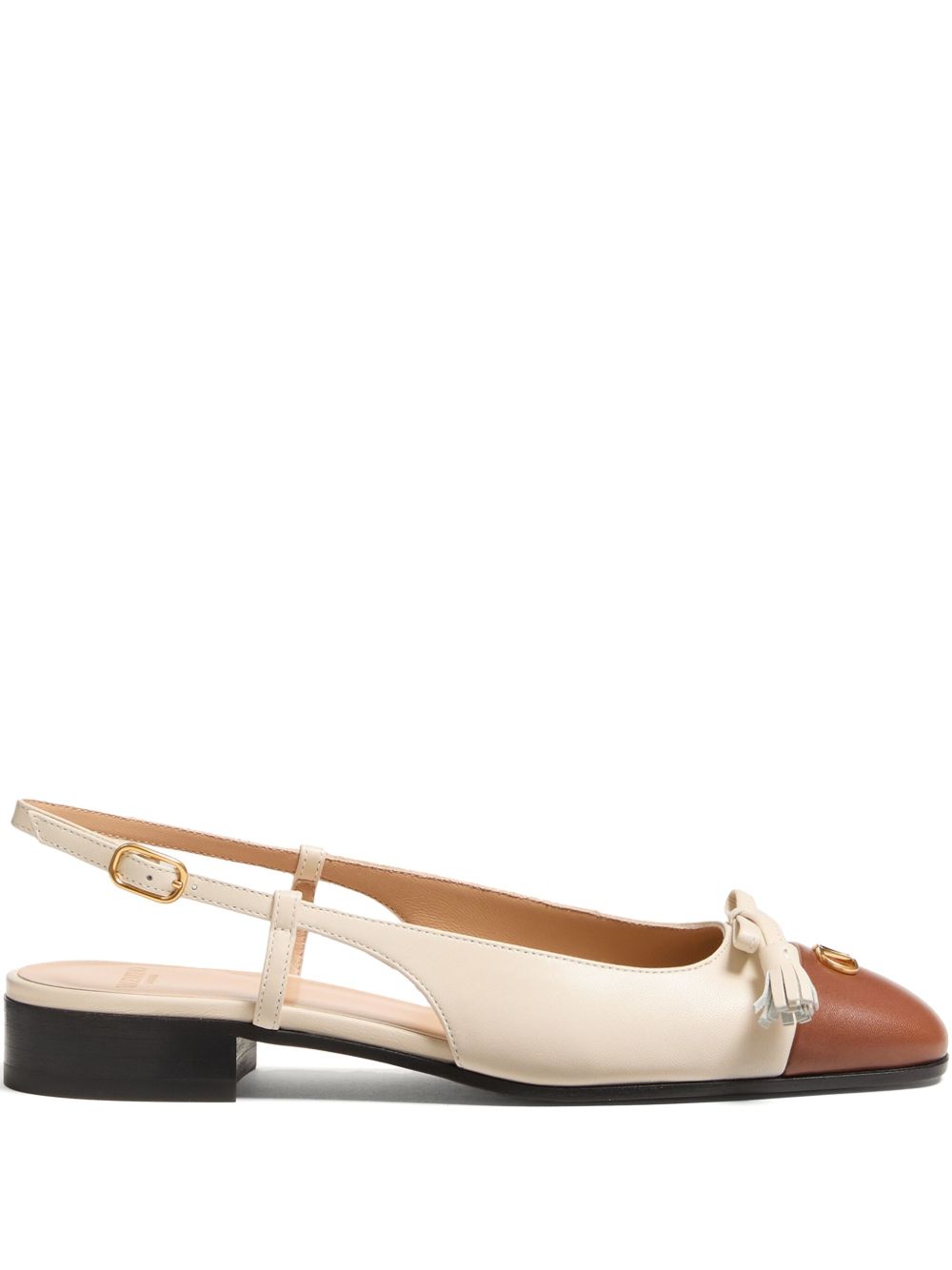 Valentino Garavani Valentino Garavani Du Roi leather ballet flats