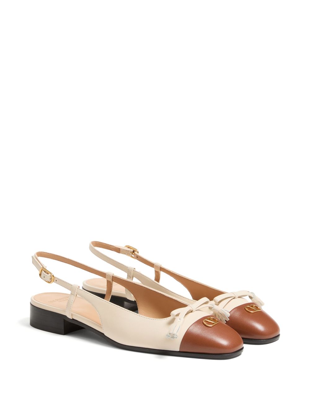 Valentino Garavani Valentino Garavani Du Roi leather ballet flats