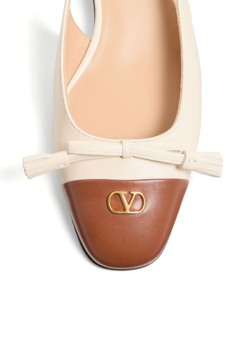 Valentino Garavani Valentino Garavani Du Roi leather ballet flats