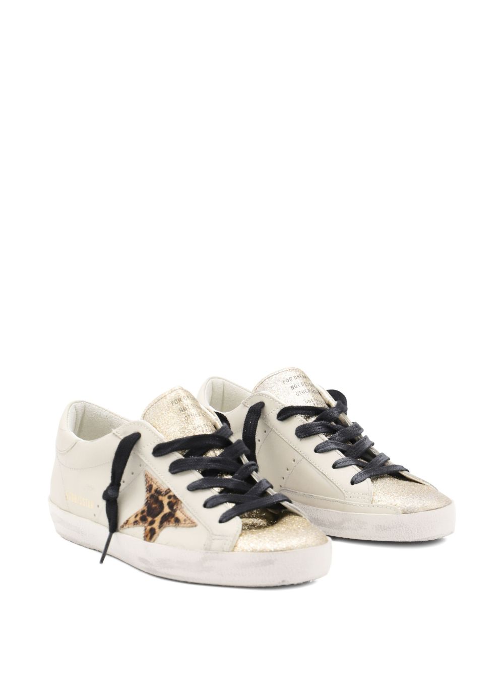 Golden Goose Golden Goose Super-Star glittered sneakers