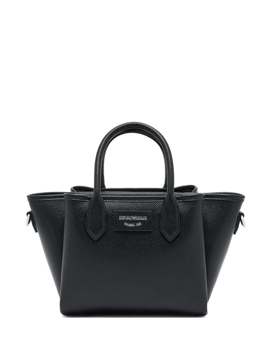 Emporio Armani Emporio Armani Small shopper with palmellato finish