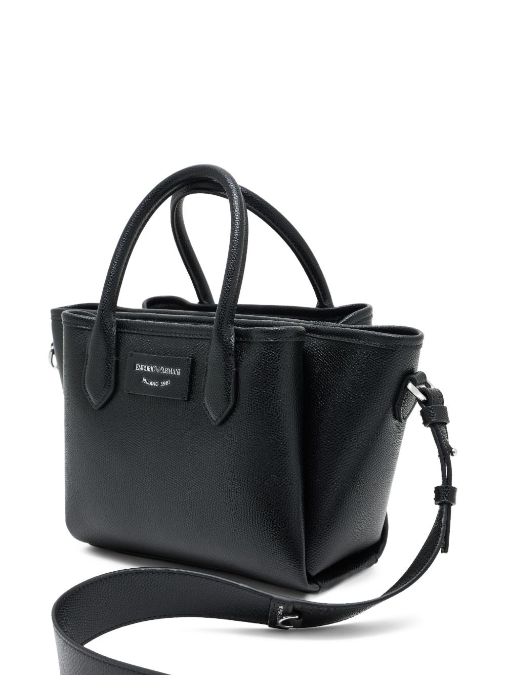 Emporio Armani Emporio Armani Small shopper with palmellato finish