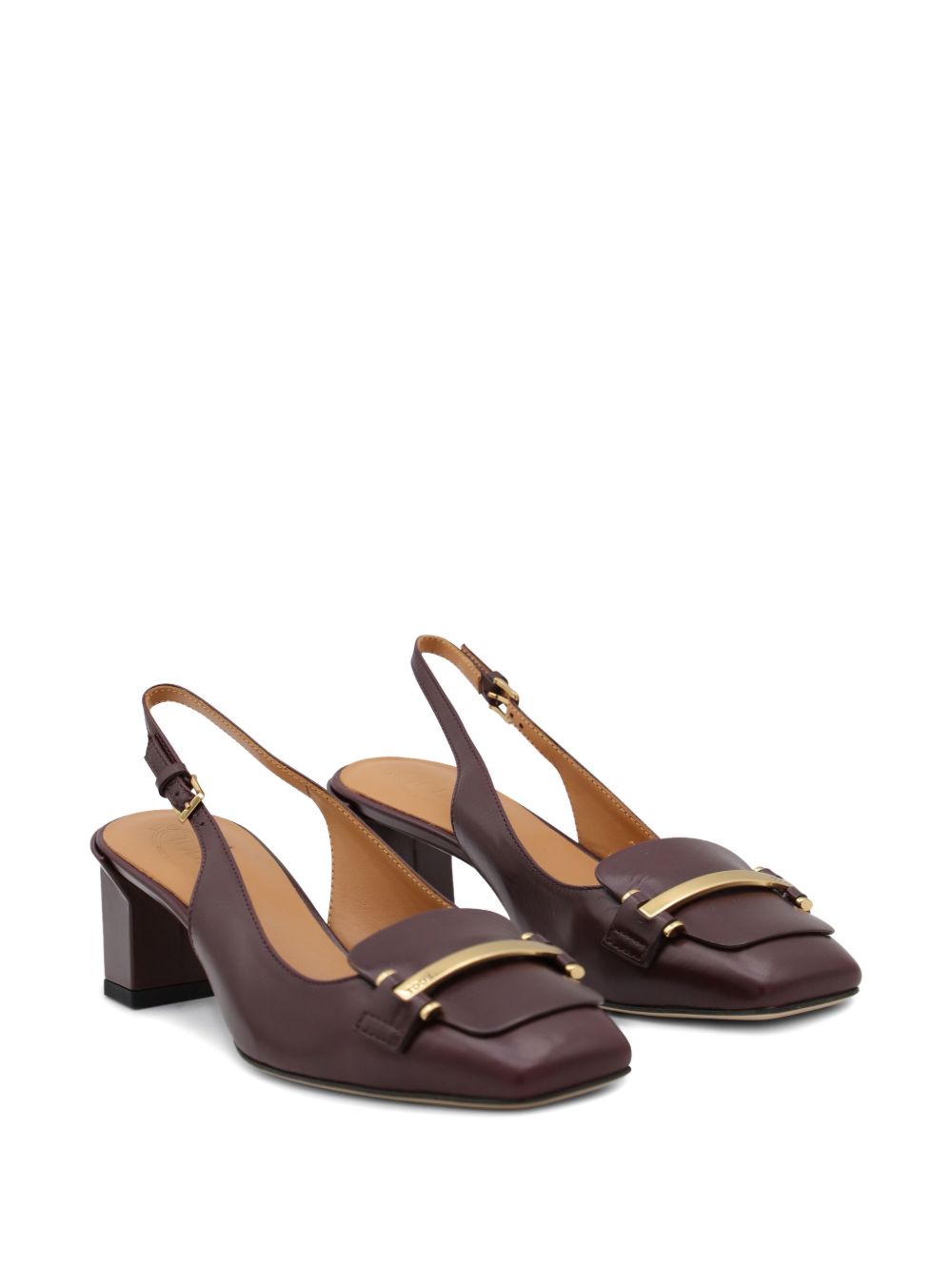 Tod'S Tod's Barretta 40 leather slingback pumps