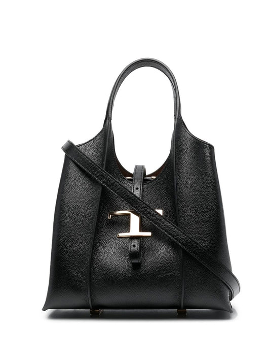 Tod'S Tod's T Timeless Mini Leather Shopping Bag