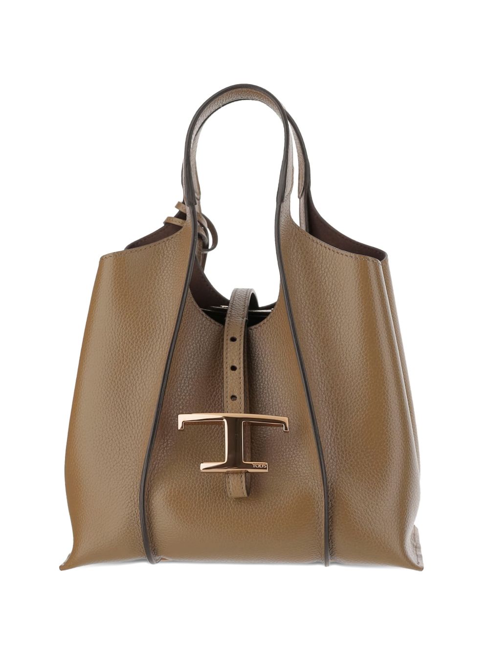 Tod'S Tod's T Timeless Mini Leather Shopping Bag