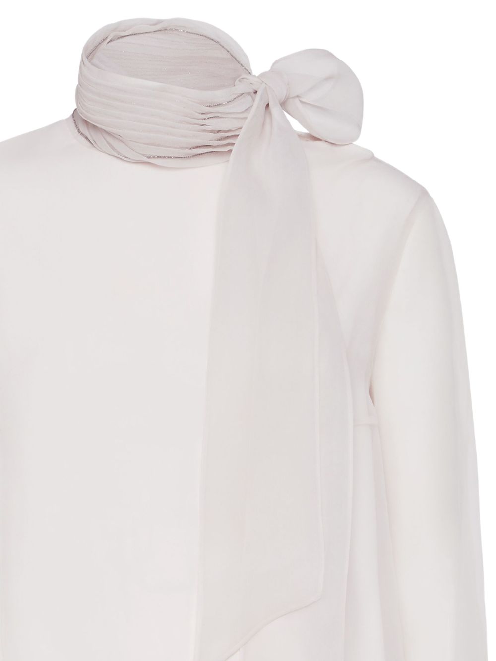 Brunello Cucinelli Brunello Cucinelli Pussybow silk blouse