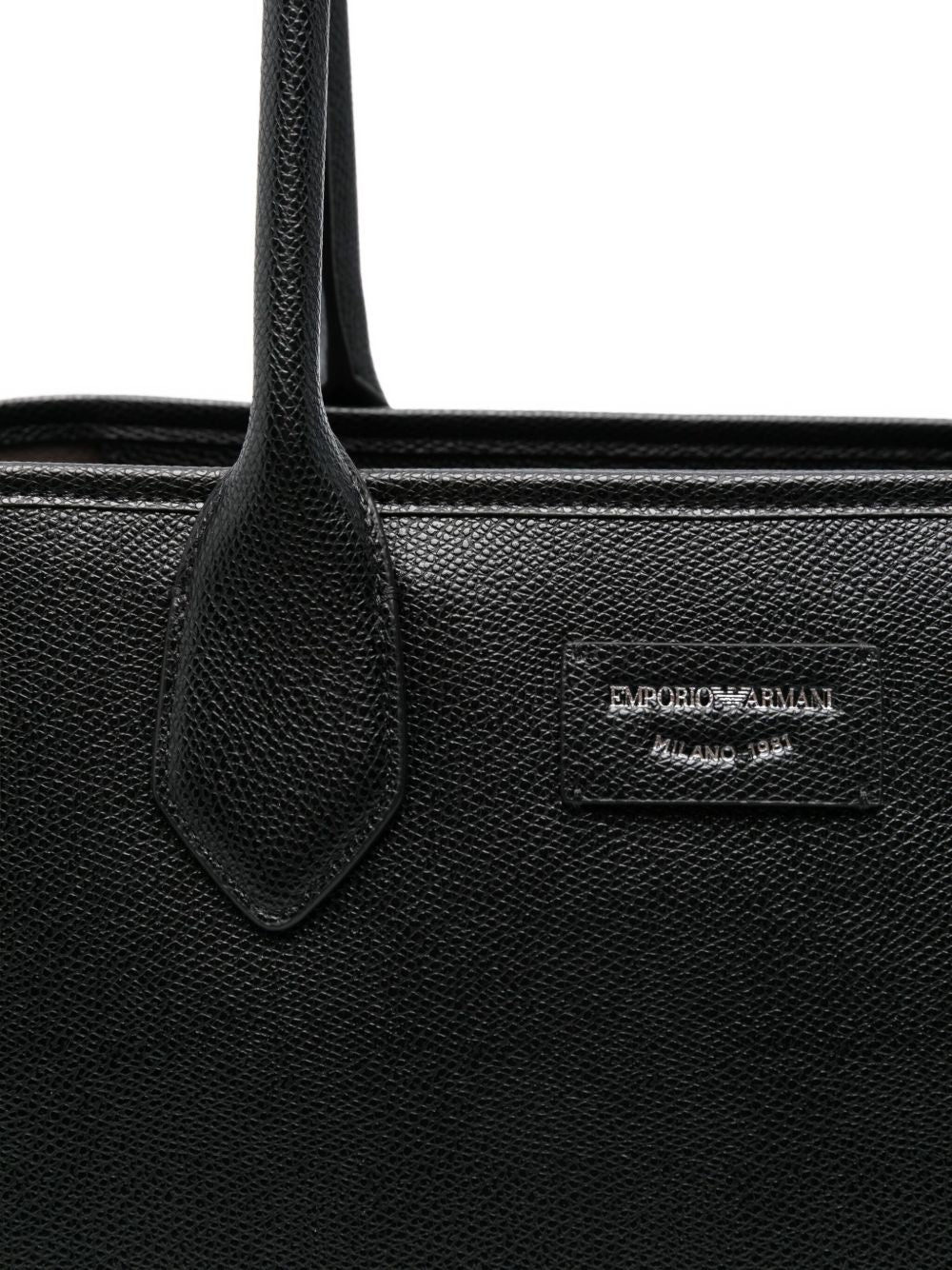 Emporio Armani Emporio Armani Large shopper with palmellato finish