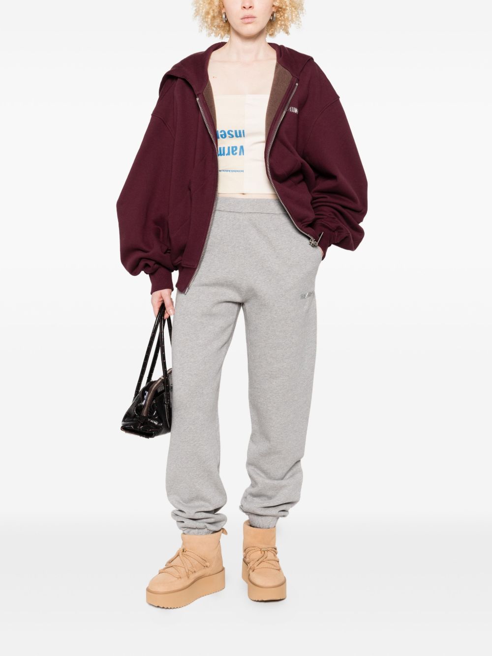 The Attico The Attico Trousers Light Grey